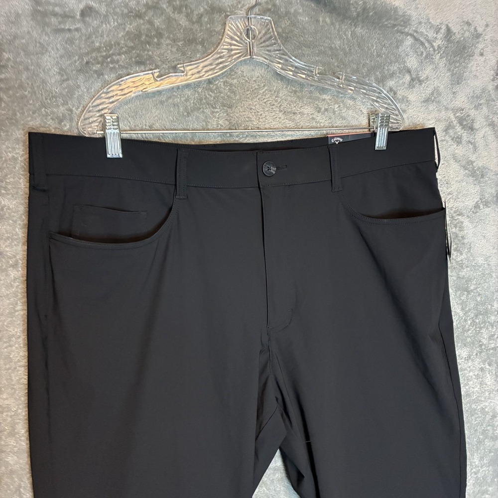 Callaway Men Classic Straight Golf Performance Pants 40x30 Stretch Waistband NWT